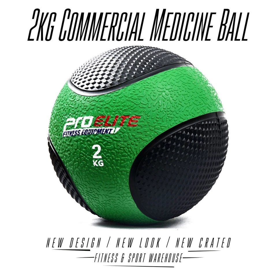 Commercial Rubber Medicine Ball 2KG-10KG Fitness Gym Exercise Balls Crossfit - image 3 of 4