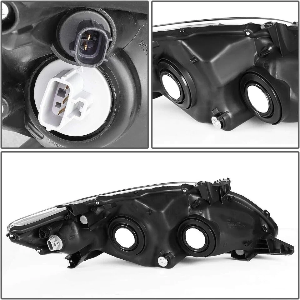 Se adapta a Toyota Corolla 2011-2013 carcasa cromada faros luces izquierda+derecha 11-13 Foto 4 de 4