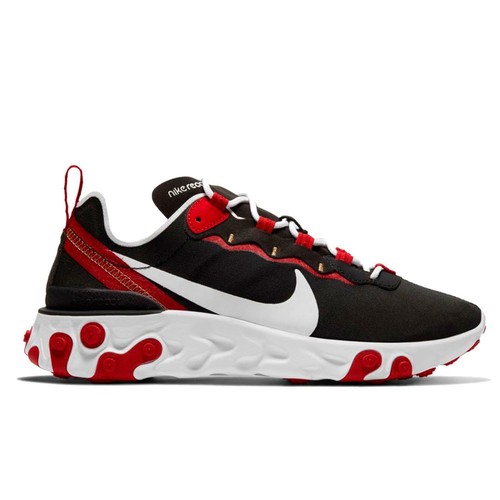 nike react 55 black red