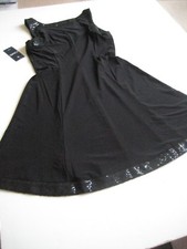 Women's Chaps Sequined Jersey Dress Retail $100