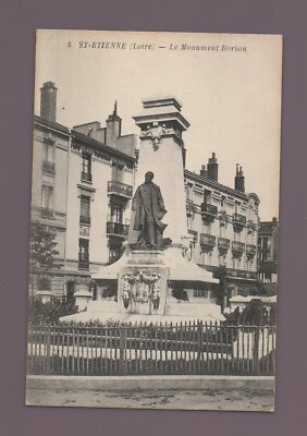 SAINT ETIENNE Dorian Monument Schwarzweiß Postkarte (C3484)