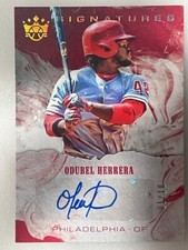 2018 Diamond Kings - Odubel Herrera PHILLIES - #S-OH Signatures Auto Gold #01/10