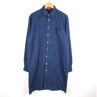 ENGELBERT STRAUSS Herren Workwear Hemd Gr.M Regular Fit Lang Blau Kariert ma8980