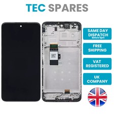 Moto Motorola Moto G13 2023 XT2331-2 LCD Display Screen Digitizer + Frame