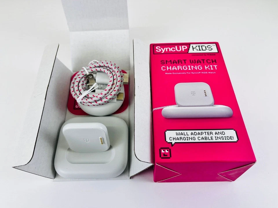 T-Mobile SyncUP Kids Smartwatch Charging Kit - White - New - Image 3 of 4