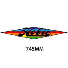 HOBIE CAT BIG Diamond LOGO Rainbow 745mm 29 INCH VINYL DECAL / STICKER 1pcs