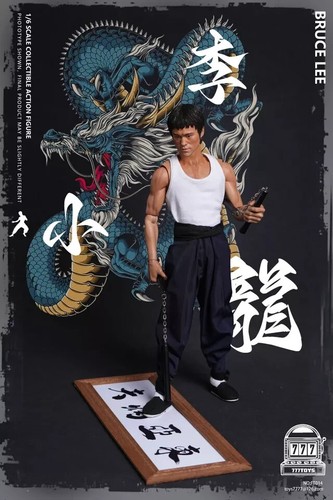 Nueva figura de acción coleccionable 777TOYS FT014 1/6 Bruce Lee 12" en stock - Imagen 7 de 17