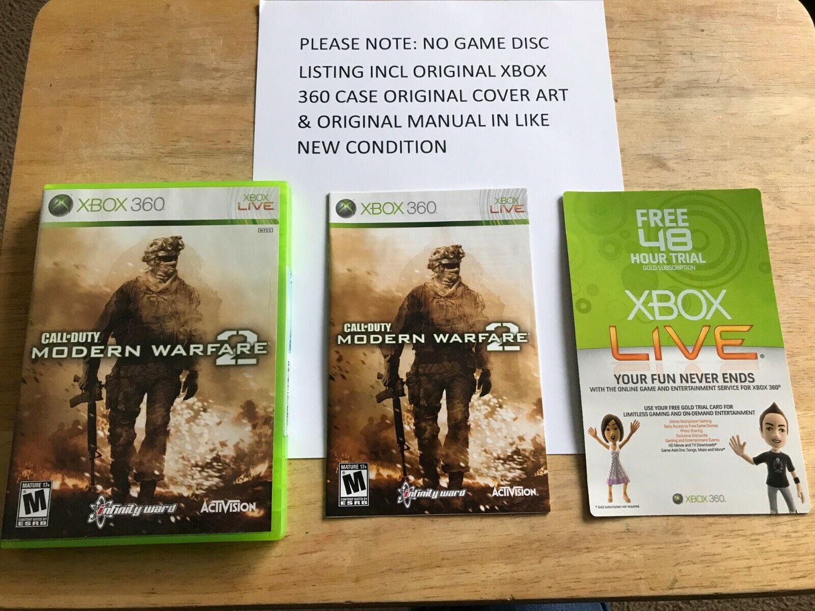 COD MW2 Xbox 360 signed cover art variant??? : r/gamecollecting