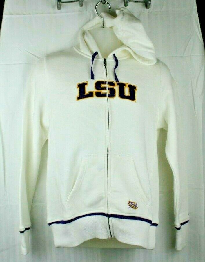 white nike lsu hoodie