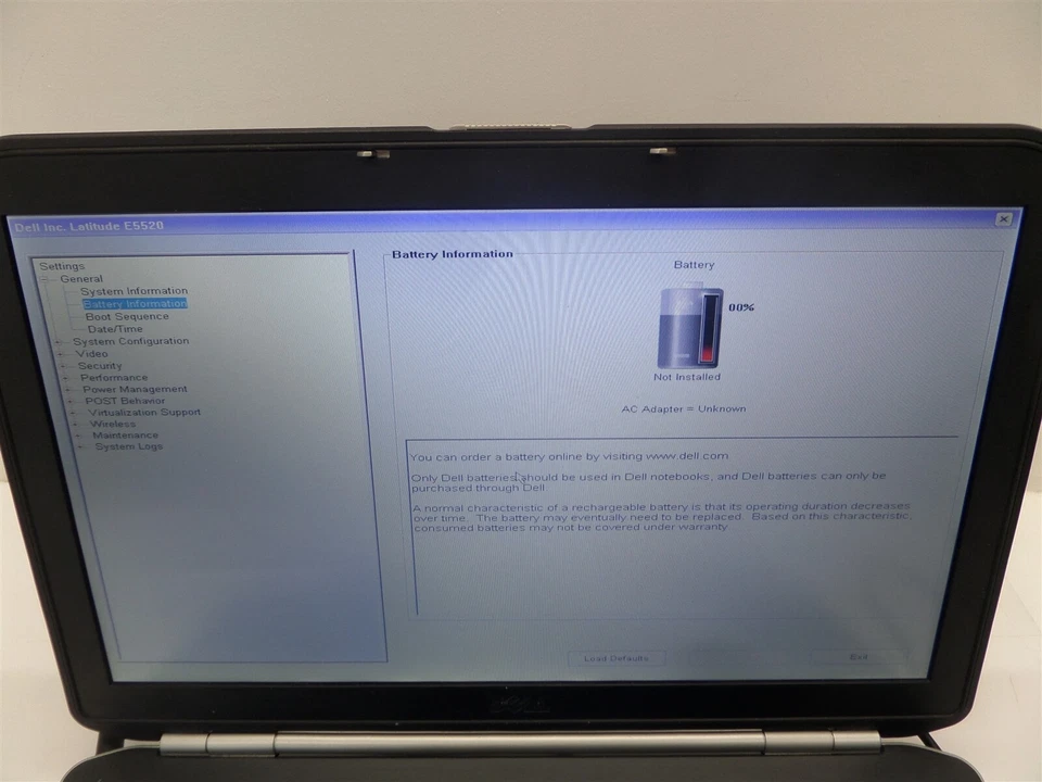 Dell Latitude E5520 15.6" Laptop w/ i3-2310M 2.1GHz CPU 4GB RAM - No HDD - Image 4 of 4