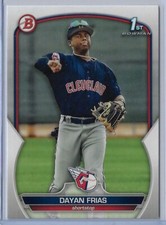 2023 Bowman - Prospects 1st Dayan Frias #BP-26 (RC) Cleveland Guardians