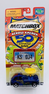 MATCHBOX 2001 ACROSS AMERICA 50th BIRTHDAY SERIES KANSAS WEATHER RADAR TRUCK