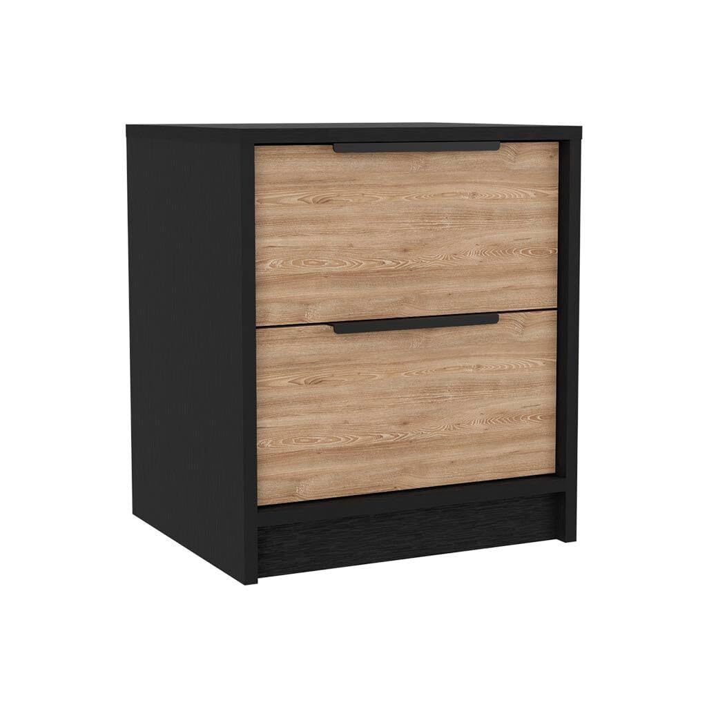 black bed brown dresser Jon Solid Wood Dresser main image 0