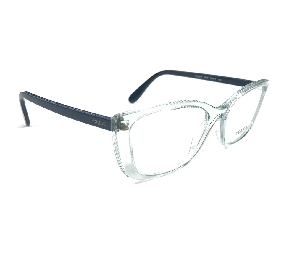 Monturas para gafas Vogue VO5217 2616 transparente azul ojo de gato borde completo 53-17-140 Foto 2 de 4