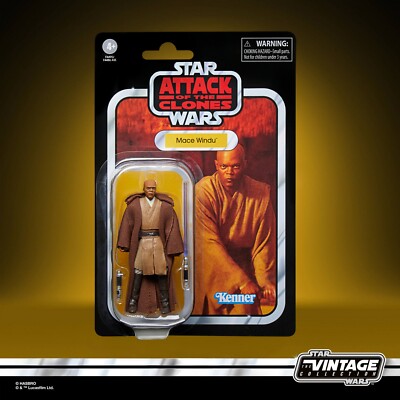 STAR WARS Episode II Mace Windu HASBRO Vintage Collection 10cm 2022