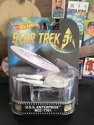 Hot Wheels Star Trek 50th Anniversary U.S.S. ENTERPRISE NCC-1701  