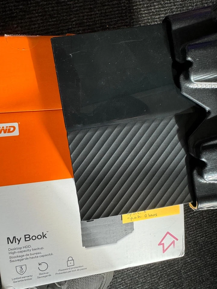 Western Digital My Book 4TB WD Desktop External Hard Drive in Black - USB 3.0 - Image 4 of 4