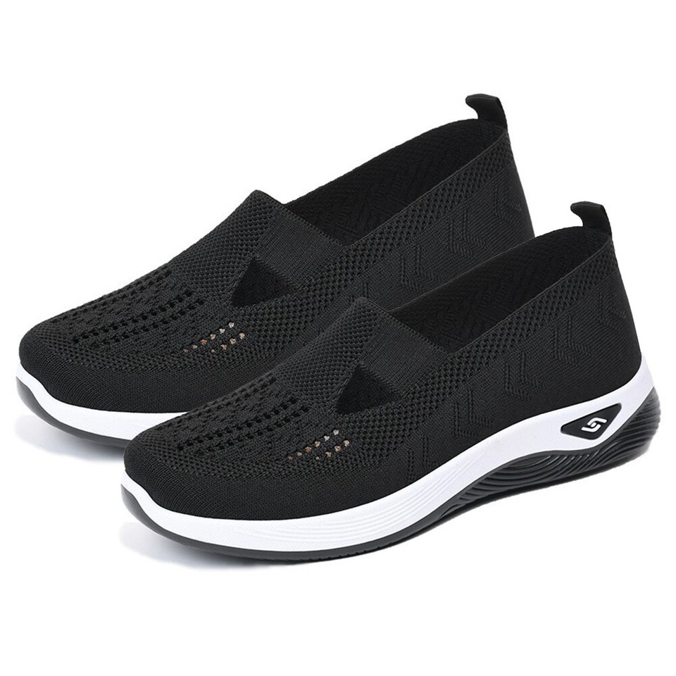Breathable Fashion Sneakers Mesh Casual Work Shoes Slip On Comfortable