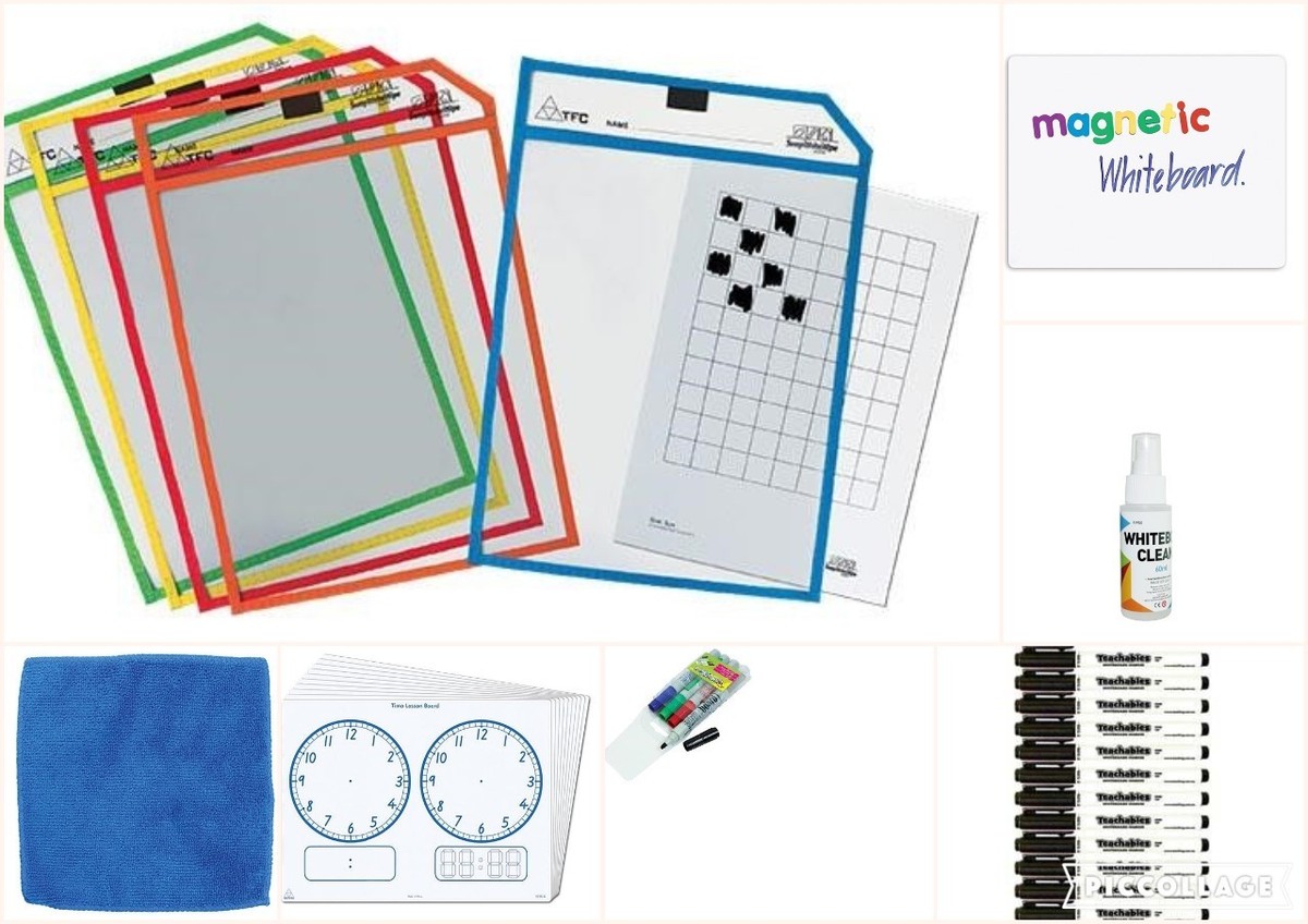 Whiteboard Markers, Pens, Boards, Cloths Cleaners Teacher