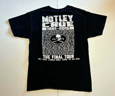 World Tour Mens Tshirts Motley Crue Tee Shirt Sz M Motley Crue