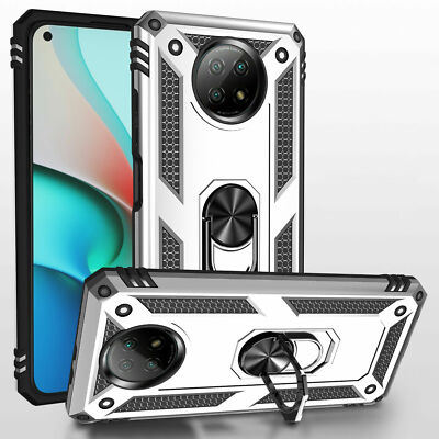 For Xiaomi Redmi Note 14 13 12 11 10 9 9S Pro Case Shockproof Ring Holder Cover