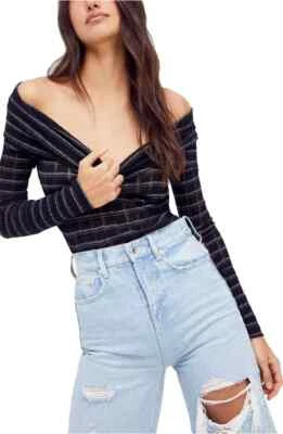 Free People Femme Snowbunny Haut À Manches Débardeurs XS 68 $ Économisez 42 $ - Photo 1/4