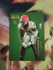 2022 DERION KENDRICKWILD CARD MATTE MB-33 CHASE GREEN JERSEY #D/250 SP CARD