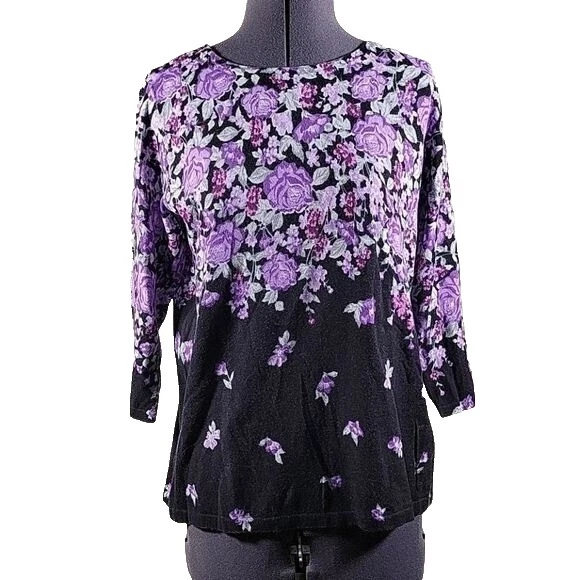 Cotton Petites Floral Sweaters for Women