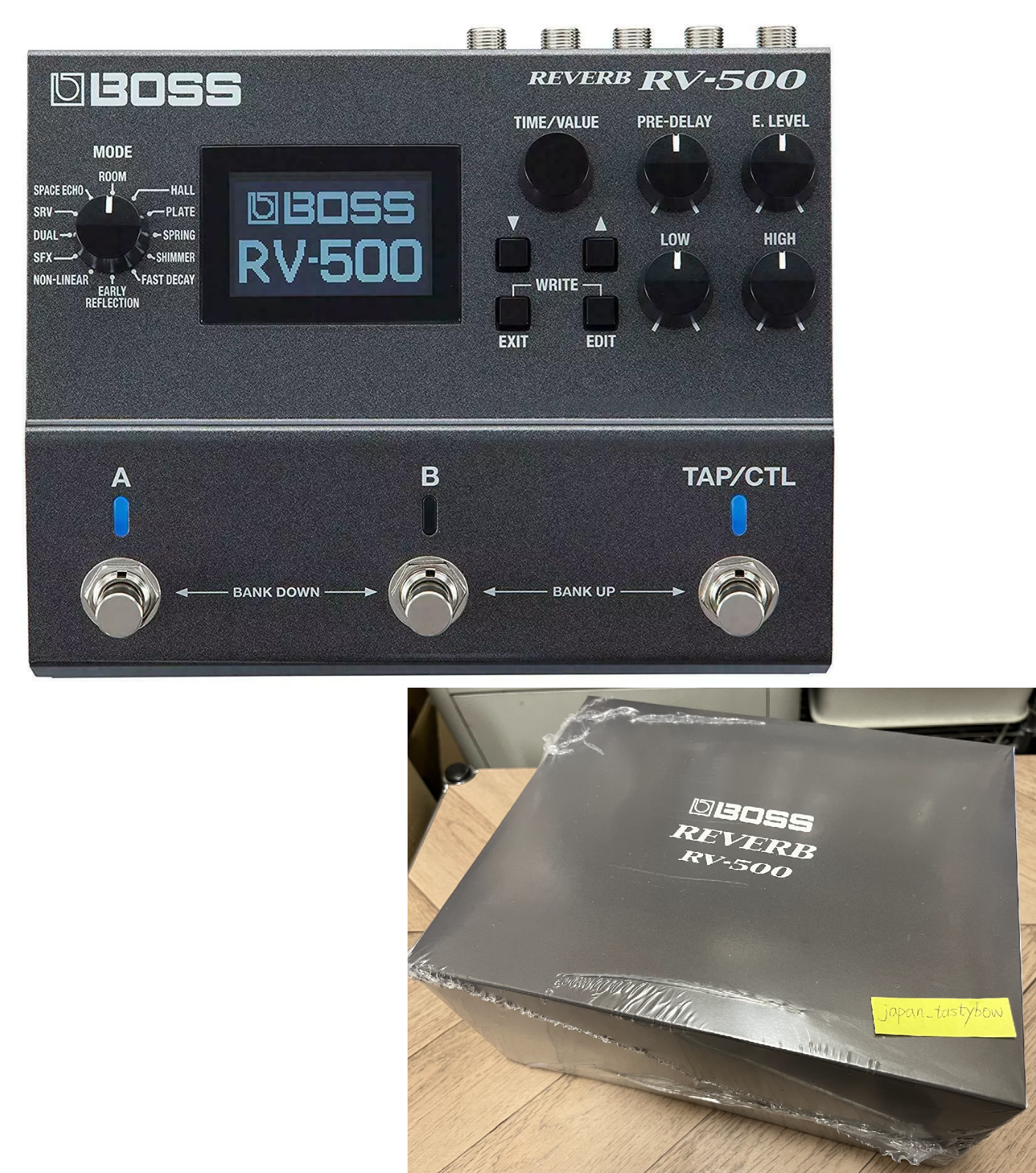 BOSS Reverb Effector RV-500 REVERB New in Box
