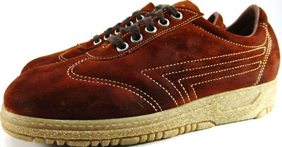 Crosby Square Juniors Men suede Shoes Size 6.5 Brown Style 5091 Made In USA