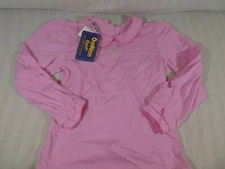RARE VTG Oshkosh Bgosh Shirt Pink Embroidered Teddy Bear 6X Long Sleeve NOS B1
