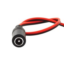 Female Power Pigtail DC 5.5mm x 2.1mm Connector For CCTV Cam LED Strips 10 Pack 