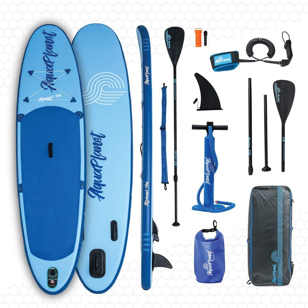 タカラエアーウェーブロッド127本 10,000→9,000値下げ Aquaplanet 10' Allround Ten Inflatable Stand Up Paddle Board - 10