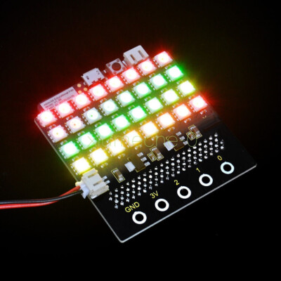1PCS SK6812 LED RGB Dot Matrix Display Shield for BBC Microbit Microbit ...