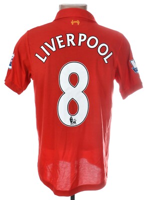 LIVERPOOL 2012/2013 HOME FOOTBALL SHIRT WARRIOR S #8