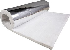 1" Aluminium Foil Faced Ceramic Fiber Blanket Insulation 8 2400F 24" x 36"