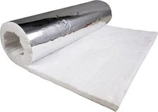 1" Aluminium Foil Faced Ceramic Fiber Blanket Insulation 8# 2400F 24" x 36"