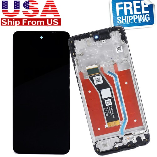 New For Motorola Moto G 5G 2024 XT2417-1 XT2417 LCD Touch Screen Digitizer+Frame