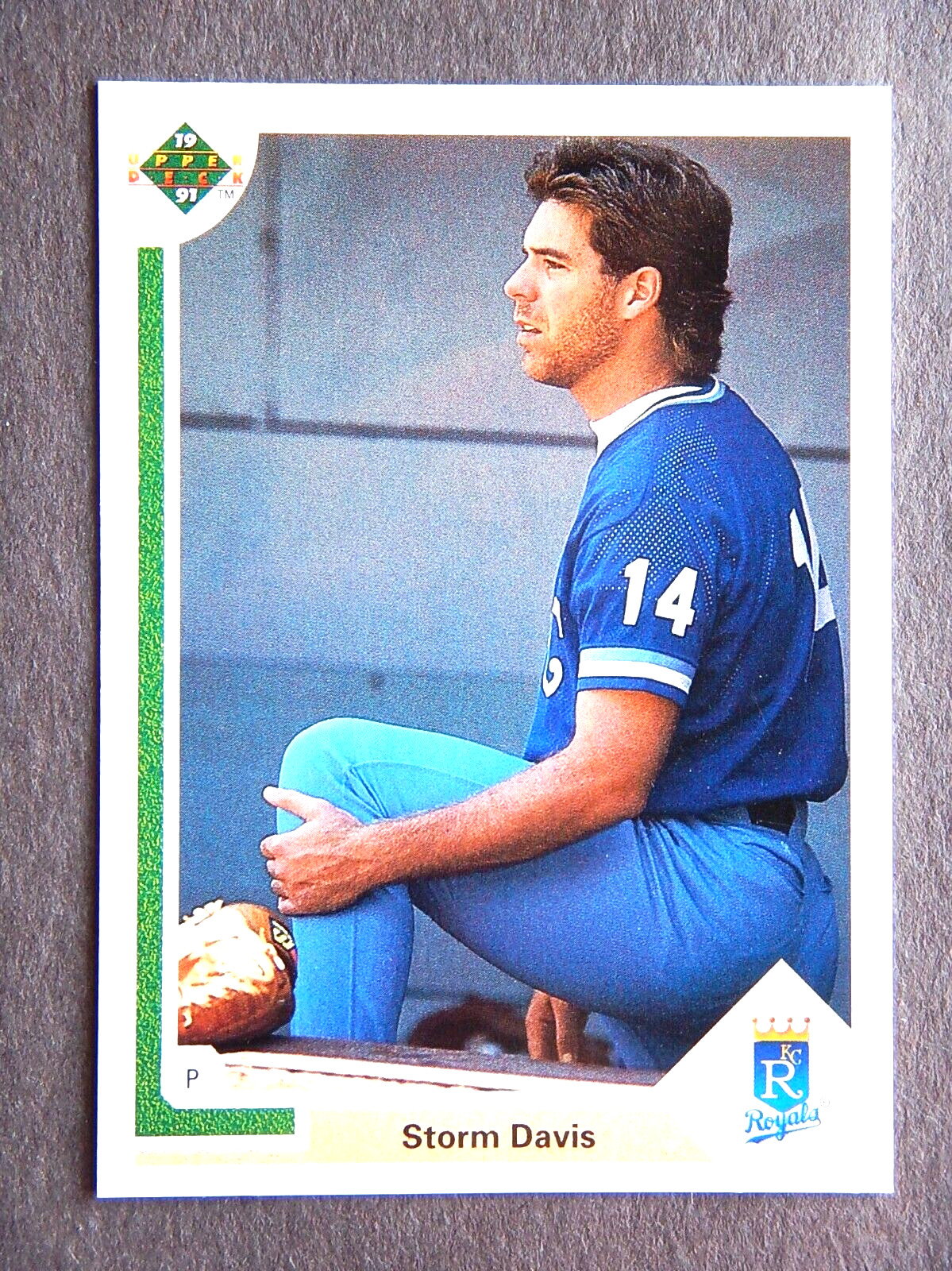 Storm Davis #639 Upper Deck 1991 Baseball Card (Kansas City Royals) 