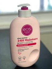 Eos shea butter 24hr Moisture body lotion ~ jasmin peach