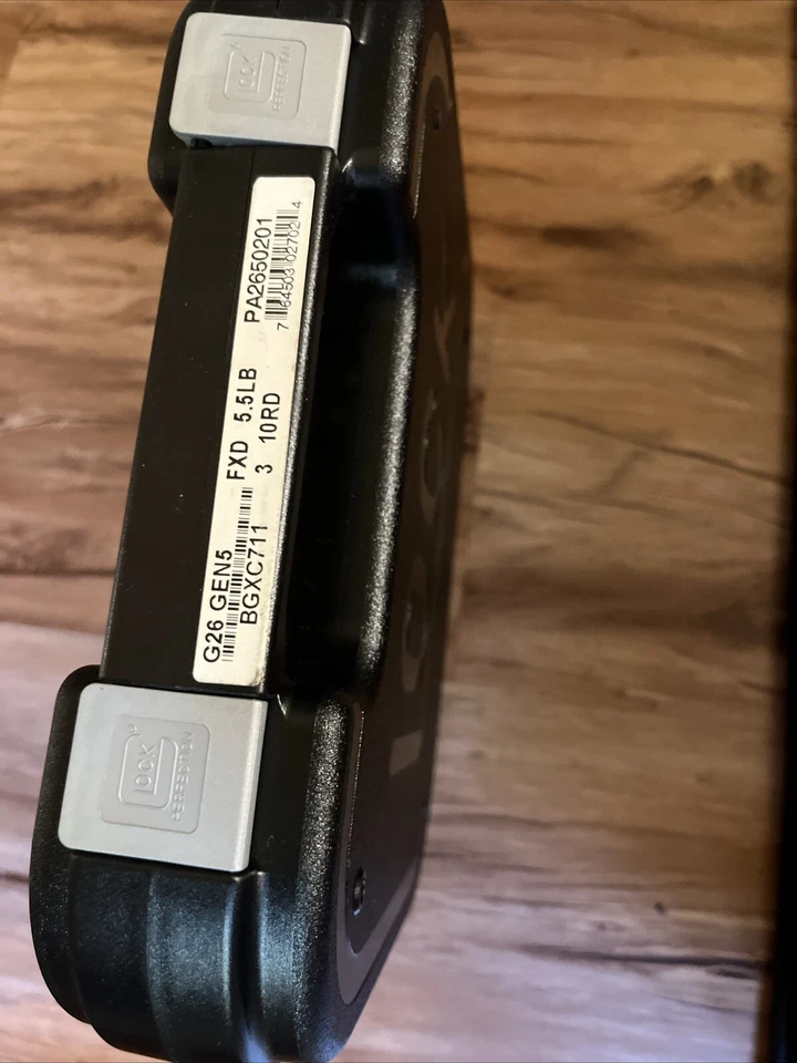 Glock G26 GEN4 Padded Plastic Storage Carry Case - Image 2 of 4