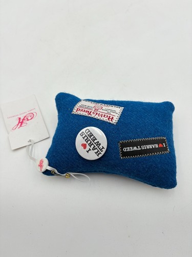 Harris Tweed Pillow Blue Mini Collectors Club Tags 6" - Picture 5 of 8