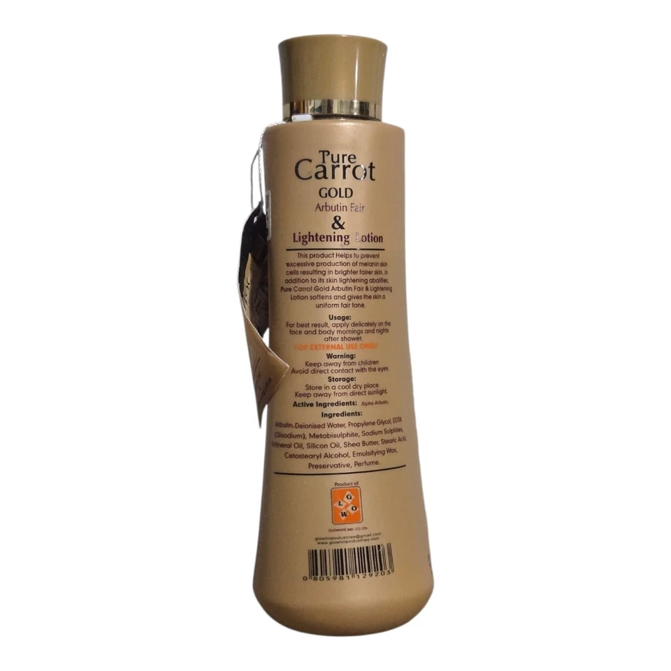 Loción corporal zanahoria pura oro 450 ml Foto 2 de 4