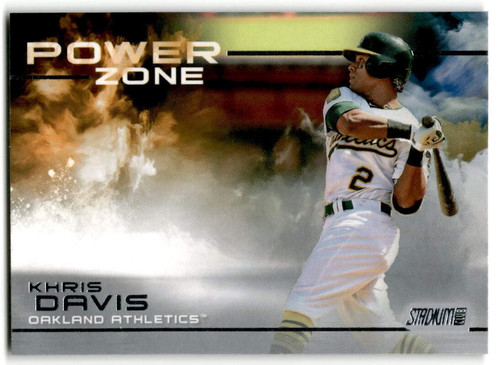 2019 Stadium Club #PZ-19 Khris Davis Power Zone