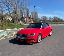 2016 Audi A3 Cabriolet S-Line TFSI Petrol Red 58k miles