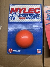 Mylec Warm Weather Street Hockey Ball Puck Vintage NOS Rare