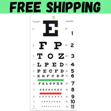 Snellen Eye Chart, Eye Charts for Eye Exams 20 Feet 22 11 Inches, Low Vision Eye
