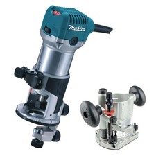 Makita RT0702CX4/2 240V Router Trimmer With Plunge Router Base TieDex