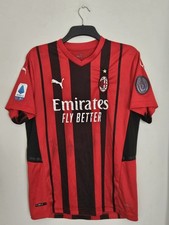 Men's Puma AC Milan Football Club 2018/19 Home Shirt Soccer Jersey Size Large