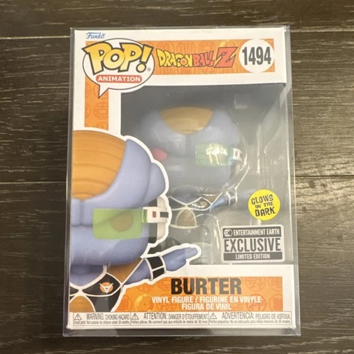 Funko Pop! Dragon Ball Z Burter #1494 Entertainment Earth Glow Exclusive